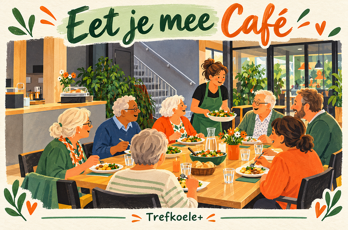 Eet je mee Café keert terug op maandagavond in Trefkoele+ - Foto: Ingezonden foto