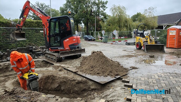 Kruising Wilhelminastraat – Brethouwerstraat bijna klaar