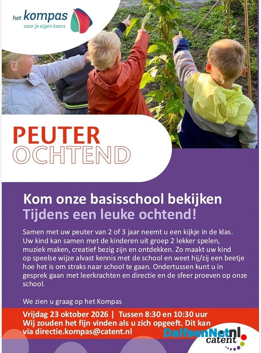 Peuterochtend op Het Kompas
