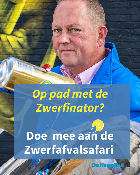 Ga mee op zwerfafvalsafari met de Zwerfinator