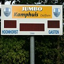 Nieuwe plek scorebord Nieuwe plek scorebord
