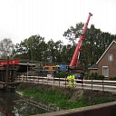 Viaduct Lemelerveld, het takelwerk gaat beginnen Viaduct Lemelerveld, het takelwerk gaat beginnen