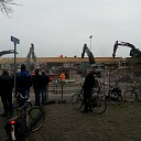 Foto’s vanmorgen genomen van het viaduct Lemelerveld