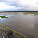 Vecht buiten de oevers.