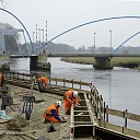 Enkele nieuwe foto’s van werkzaamheden aan de kade Enkele nieuwe foto’s van werkzaamheden aan de kade