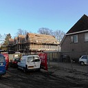 De dakpannen gaan er op De dakpannen gaan er op