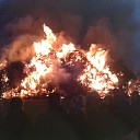 Paasvuur Hoonhorst brandde als een fakkel Paasvuur Hoonhorst brandde als een fakkel