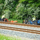 Grasmaaien langs het spoor Grasmaaien langs het spoor