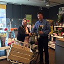 Mevrouw Maats is winnaar Beemster Koe-fiets