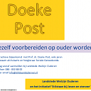 ´Zinbeleving en ouder worden´ met Doeke Post