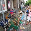 Het was al vroeg gezellig druk op de Dalfser markt