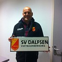 Wim Kamphuis ontvangt eerste nieuwe Sv Dalfsen bord!