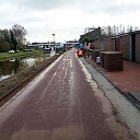 Fietsstraat wordt mooi