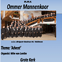 Ommer mannenkoor in Grote kerk Ommer mannenkoor in Grote kerk