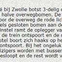 Treinongeval Zalné maart 1961 Treinongeval Zalné maart 1961