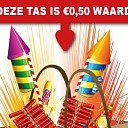 Volle plastic zak levert € 0,50 op