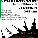 21 februari Jamsessie in het Pluscafé 21 februari Jamsessie in het Pluscafé