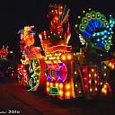 Verlichte Carnaval optocht Lemelerveld.