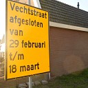 Vechtstraat afgesloten Vechtstraat afgesloten
