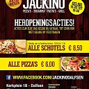 Voor al uw bestellingen kunt u Jackino weer gewoon bellen Voor al uw bestellingen kunt u Jackino weer gewoon bellen