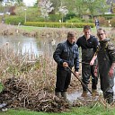 Visstekken gecreëerd aan de Polhaarweg vijver Visstekken gecreëerd aan de Polhaarweg vijver