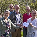Enorme gift van jagersvereniging Nieuwleusen aan Hospice Enorme gift van jagersvereniging Nieuwleusen aan Hospice