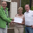 Gift van wandeltocht uit Nieuwleusen voor Hospice