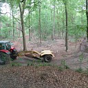 De paden worden hersteld