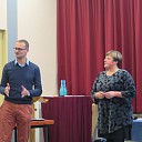 Karola Schröder presenteerde Dalfs blauw