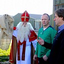 De varkens van Johnny Hogenkamp verrast door Sinterklaas. De varkens van Johnny Hogenkamp verrast door Sinterklaas.