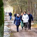 Snertwandeling ijsclub de Poel.