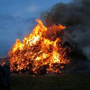 Veel bezoekers paasvuur Hoonhorst