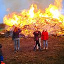 Paasvuur Oudleusen ook in de brand.