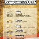 Programma Oranjevereniging Hoonhorst 2017