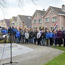 Herdenking bij oorlogsmonument Oudleusen