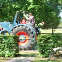 Oude tractoren hadden hun eigen tour Oude tractoren hadden hun eigen tour