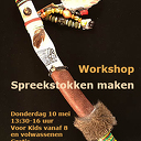 Workshop Spreekstokken maken Workshop Spreekstokken maken
