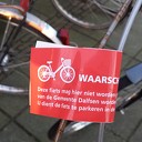 Niet correct geparkeerde fietsen worden verwijderd! Niet correct geparkeerde fietsen worden verwijderd!
