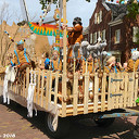 Oranje optocht Dalfsen. Oranje optocht Dalfsen.