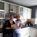 Anita krijgt gratis taartje van de BakSTER. Anita krijgt gratis taartje van de BakSTER.