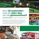 Kom naar de open dag van de vernieuwde gemeentewerf op a.s. zaterdag 22 september