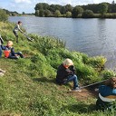 Jonge vissers aan de Vecht Jonge vissers aan de Vecht