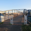 Oude voetgangersbrug nog steeds in gebruik Oude voetgangersbrug nog steeds in gebruik
