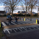 Veilige voetgangersoversteekplaats bij school