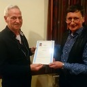 Bennie Bosch 18 jaar penningmeester