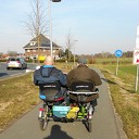Heerlijk op de duofiets