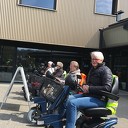 Eerste Scootmobieltocht groot succes. Eerste Scootmobieltocht groot succes.
