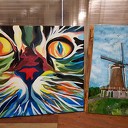 Expositie de Enk in het gemeentehuis Expositie de Enk in het gemeentehuis