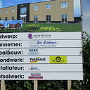 Nu staat er een bord