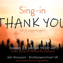 Zondagavond weer sing-in in ons dorp Zondagavond weer sing-in in ons dorp